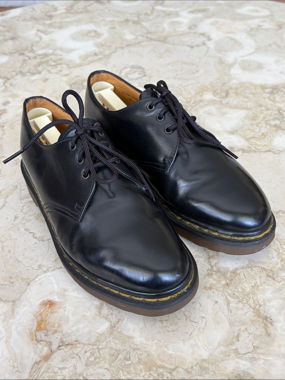 Dr. Martens Vintage Made in England 3-Eye Leather Oxford Shoes –UK 5/US 7
